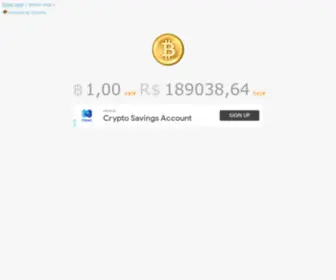 Bitcoinhoje.com(Bitcoin Hoje: Cotação) Screenshot