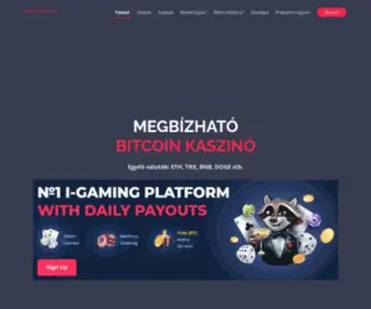 Bitcoinkaszino.info(Megbízható) Screenshot