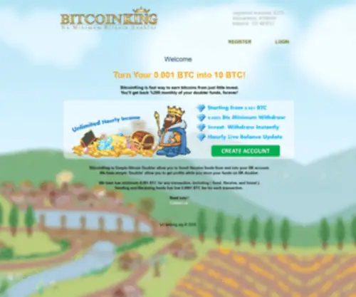 Bitcoinking.org(Bitcoinking) Screenshot