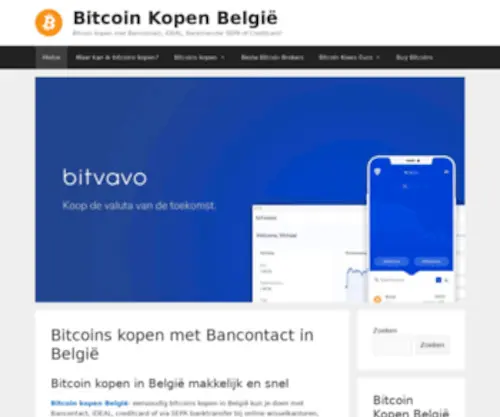 Bitcoinkopenbelgie.be(Bitcoin kopen België) Screenshot