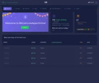 Bitcoinliveapps.online(Bitcoin Live App) Screenshot
