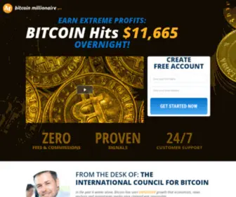 Bitcoinmillionairepro.com(Bitcoinmillionairepro) Screenshot