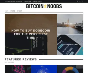 Bitcoinnoobs.com(Bitcoin for Beginners) Screenshot