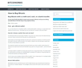 Bitcoinorbis.com(How to Buy Bitcoin) Screenshot