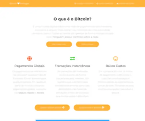 Bitcoinportugal.org(A Internet do dinheiro) Screenshot
