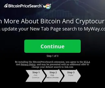 Bitcoinpricesearch.com(BitcoinPriceSearch) Screenshot