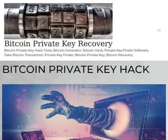 Bitcoinprivatekeyrecovery.com(Bitcoin Private Key Recovery) Screenshot