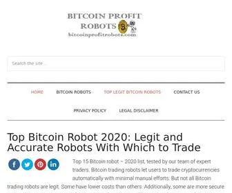 Bitcoinprofitrobots.com(Top Bitcoin Robot 2020) Screenshot