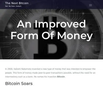 Bitcoinreformed.com(The Next Bitcoin) Screenshot