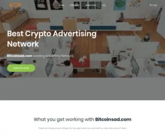 Bitcoinsad.com(Crypto Ad Network) Screenshot