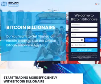 Bitcoinsbillionaire.net(The Bitcoin trading community) Screenshot