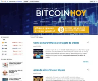 Bitcoinshoy.com(Bitcoin hoy) Screenshot