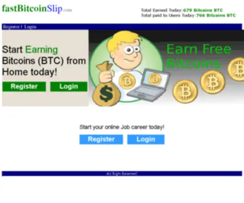 Bitcoinslip.com(Bitcoinslip) Screenshot