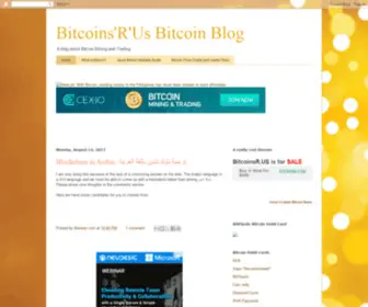 Bitcoinsr.us(Bitcoins'R'Us Bitcoin Blog) Screenshot