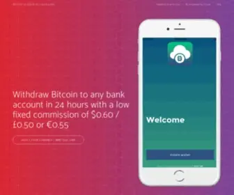 Bitcointobankaccount.com(Bitcoin to Bank Account) Screenshot