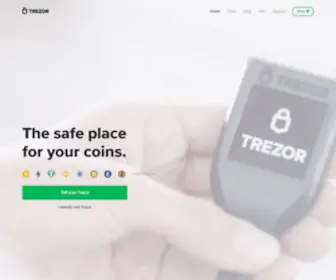 Bitcointrezor.com(TREZOR The Bitcoin Safe) Screenshot