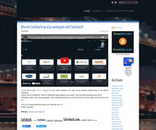 Bitcoinupdate.nl(Blog) Screenshot