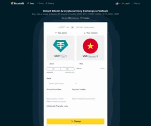 Bitcoinvn.io(Bitcoin) Screenshot