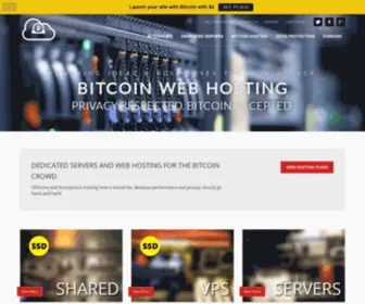 BitcoinvPshosting.com(Bitcoin Hosting) Screenshot