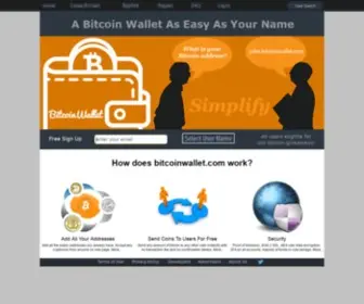 Bitcoinwallet.com(Bitcoin wallet) Screenshot