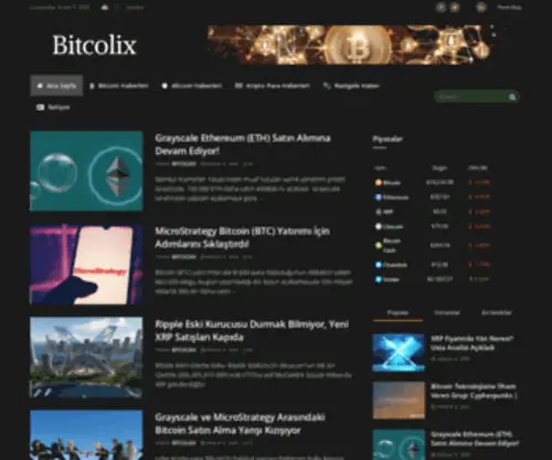 Bitcolix.com(BİTCOLİX) Screenshot