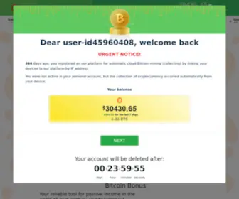 Bitcome.click(Bitcoin Bonus) Screenshot