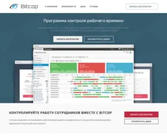 Bitcop.ru(Программа для учета рабочего времени сотрудника) Screenshot