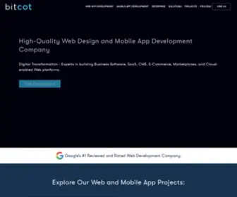 Bitcot.com(Web Design and Mobile App Development Company) Screenshot