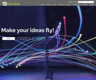 Bitcraze.io(Home) Screenshot