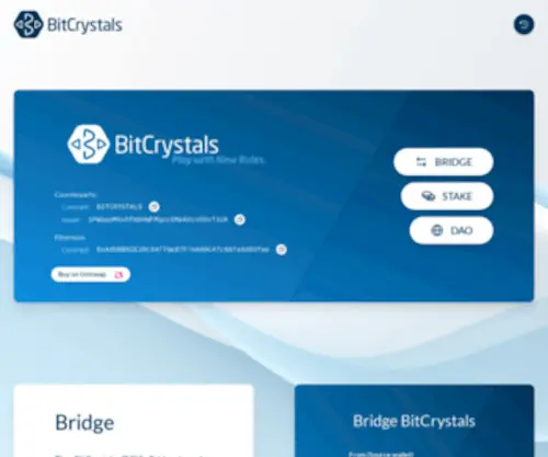 Bitcrystals.com(Bitcrystals) Screenshot