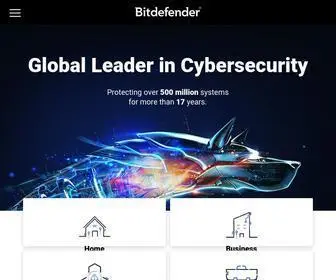 Bitdefender.com.au(Cybersecurity software) Screenshot