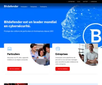Bitdefender.fr(Leader mondial en cybersécurité) Screenshot
