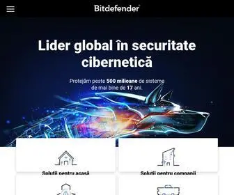 Bitdefender.ro(Securitate cibernetică avansată din România) Screenshot