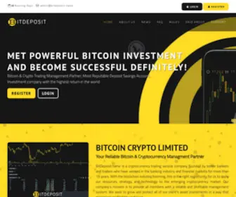 Bitdeposit.name(Powerful Bitcoin Investment) Screenshot