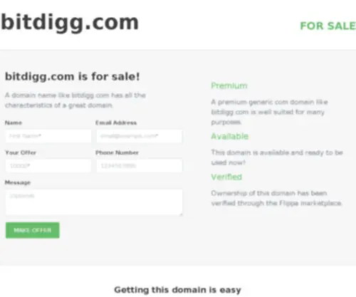 Bitdigg.com(Bitdigg) Screenshot