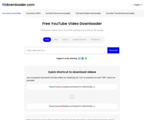 Bitdownloader.com(A free online YouTube downloader) Screenshot