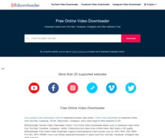Bitdownloader.su(Online Video Downloader Free Free Video Downloader for YouTube) Screenshot