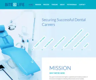 Bite4Life.ca(Plan Your Dental Career) Screenshot