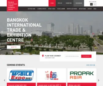 Bitec.co.th(Bangkok International Trade & Exhibition Centre) Screenshot