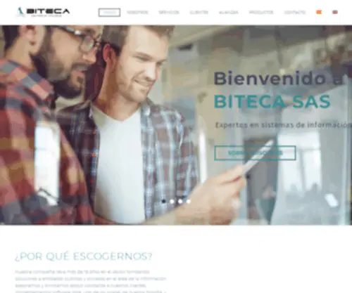 Biteca.com(Soluciones en información Bogotá Colombia) Screenshot