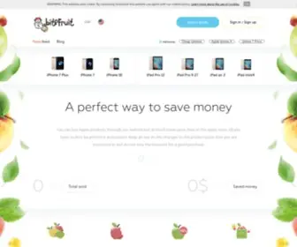 Bitefruit.com(Apple products with discounts) Screenshot