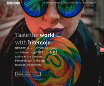 Bitemojo.com(Food tours with nothing but your smartphone) Screenshot
