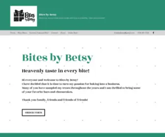 Bitesbybetsy.com(Bakery) Screenshot