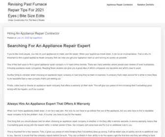 Bitesizeedits.com(Revising Past Furnace Repair Tips For 2021 Eyes) Screenshot