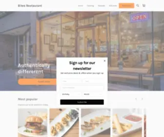 Bitesrestaurant.com(Take out & Delivery) Screenshot