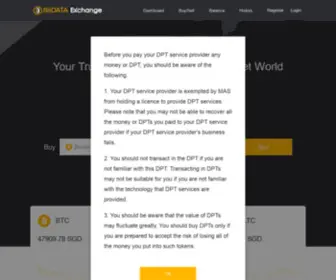 Bitex.sg(BitDATA Exchange) Screenshot