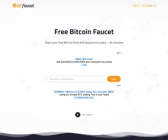 Bitfaucet.app(See related links to what you are looking for) Screenshot