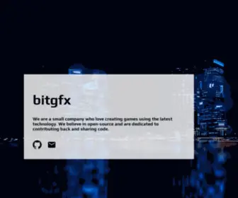 Bitgfx.com(Games, virtual reality and open-source) Screenshot