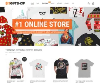 Bitgiftshop.com(#1 Store for all Bitcoin and Crypto Lovers #1 Store for all Bitcoin and Crypto Lovers) Screenshot