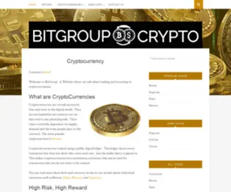 Bitgroups.org(BitGroup CryptoCurrency) Screenshot